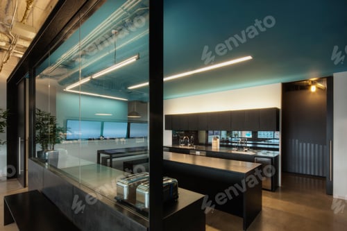 Preview: 54413,Empty kitchen in office