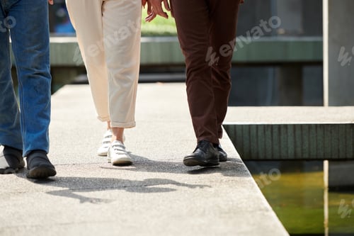 Preview: Male and Female Friends Walking