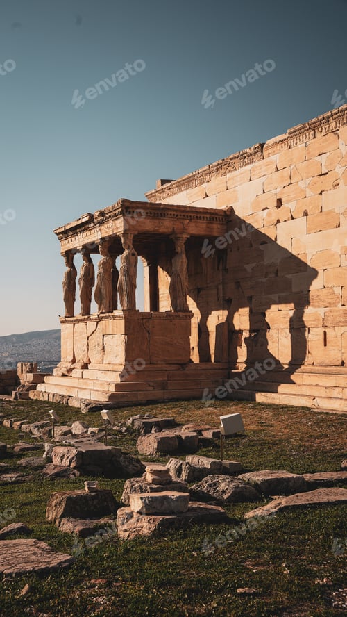 Preview: Ancient Greek temple in Athens, showcasing the history, philosophy, and mythology of gods like Zeus
