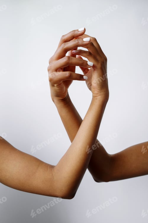 Preview: Two hands interlaced