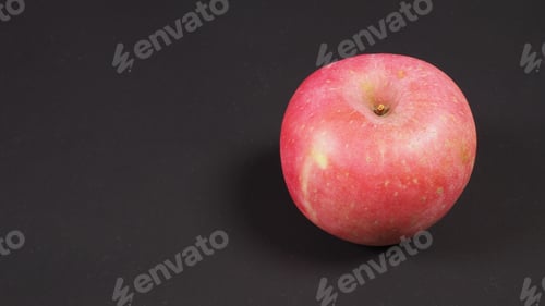 Preview: Pink apple or Ambrosia Apple on BLACK background.