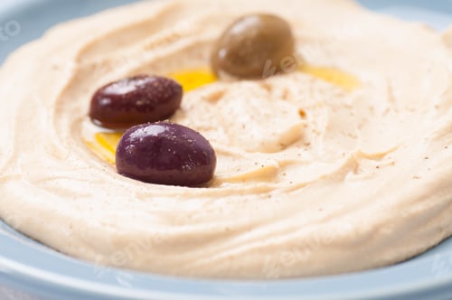 Preview: home made hummus from chickpe