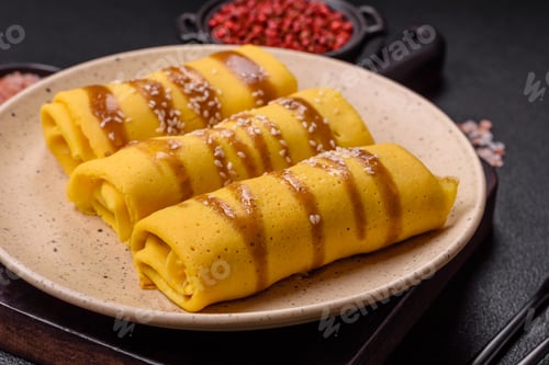 Preview: Sweet or savory crepe with different fillings for a hearty breakfast