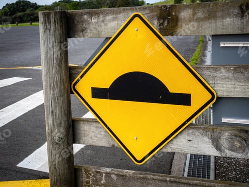 Preview: Road bump sign (W14-4). New Zealand road signs.