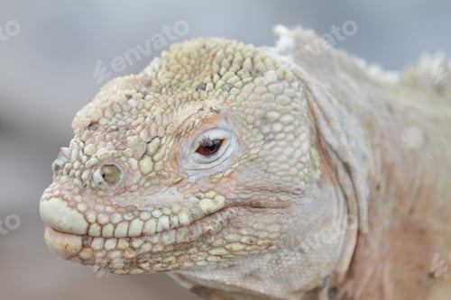 Preview: Wild land iguana on Santa Fe island