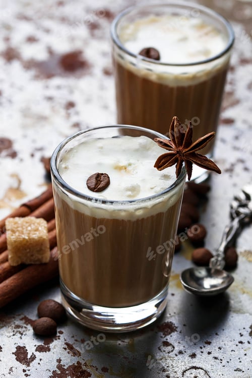 Preview: Ice coffee with cream