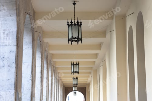 Preview: Budapest jewish synagogue architecture detail in Budapest in Hungary