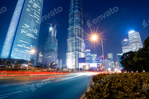Preview: Fast moving cars at night
