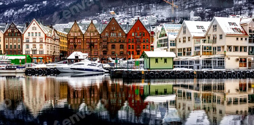 Preview: Bergen city in Norway