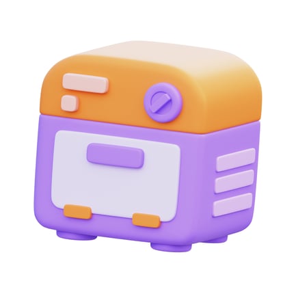 Preview: Oven 3D Illustration