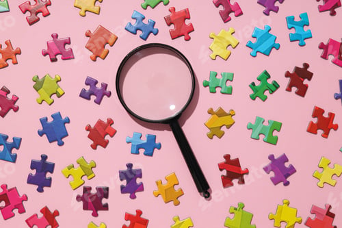 Preview: Puzzles, composition for different concepts and ideas