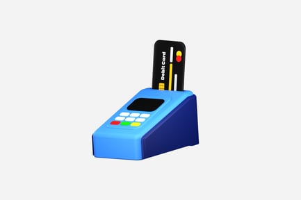 Preview: POS Machine 3D Illustration
