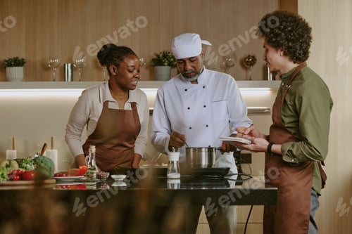 Preview: Chef Showing Special Recipe