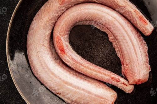 Preview: Raw rock eel fish rock salmon shark seafood small-spotted catshark tasty snack food