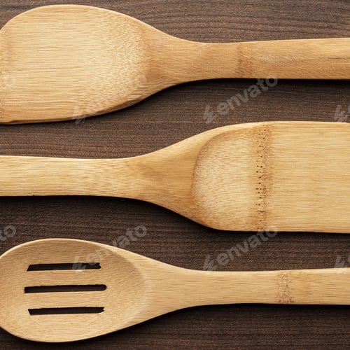 Preview: Wooden Spoons On The Table