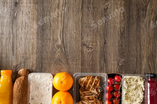 Preview: Lunch packed in different boxes