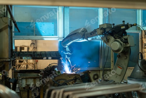 Preview: Car seat steel structure manufacturing factory with equipment machine engine industrial production