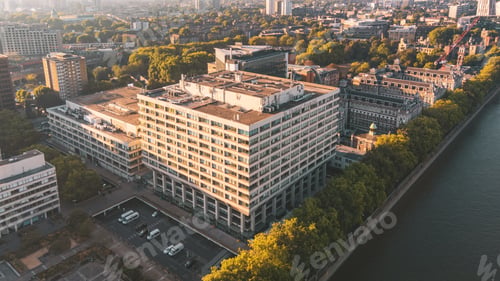 Preview: St. Thomas Hospital Sunrise Drone Shot