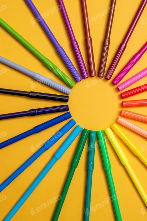 Preview: Colorful markers
