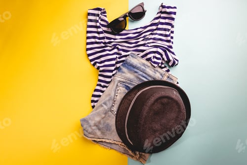 Preview: Summer holiday flat lay