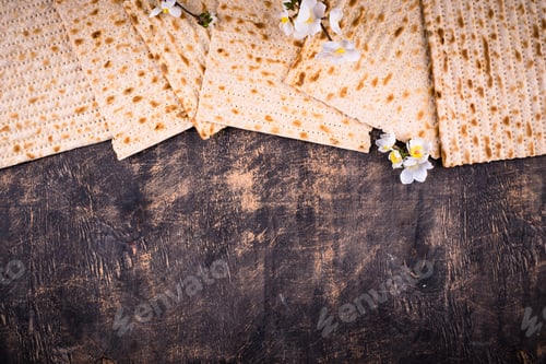 Preview: Traditional Jewish bread matzo for Passover