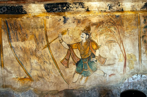 Preview: Ancient murals painting on the walls of the Brihadeeswarar temple