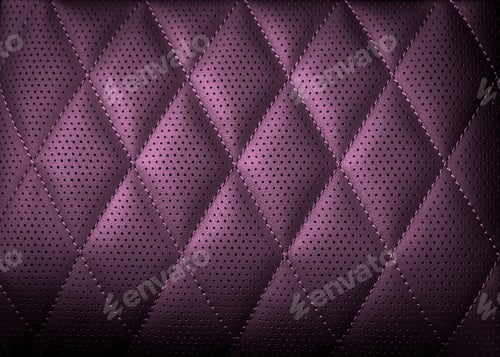 Preview: Perforated Purple Material with Diamond Pattern