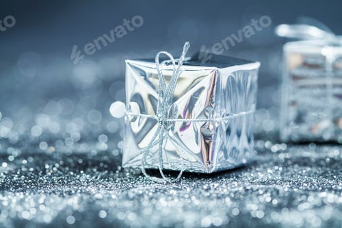 Preview: Close up on small Christmas gifts