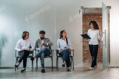 Preview: Group of young business people