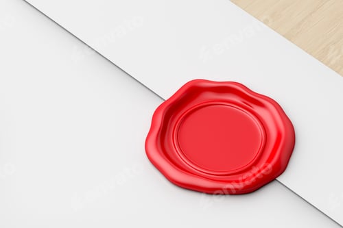 Preview: Envelope sealed with wax