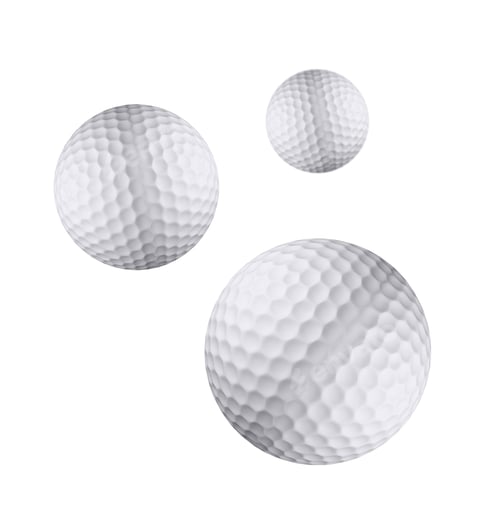 Preview: Golf balls isolated