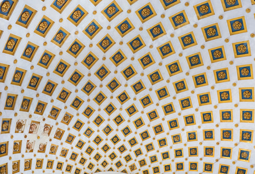 Preview: Interior detail of a dome. Architectural pattern