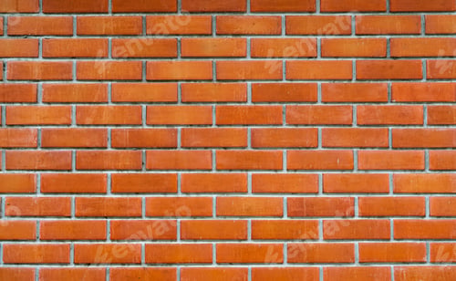 Preview: Orange brick wall texture background. Background for text. Exterior architecture concept. Dirty