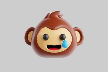 Preview: Crying monkey cartoon character