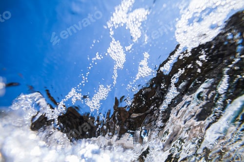 Preview: abstract underwater sea foam bubbles texture