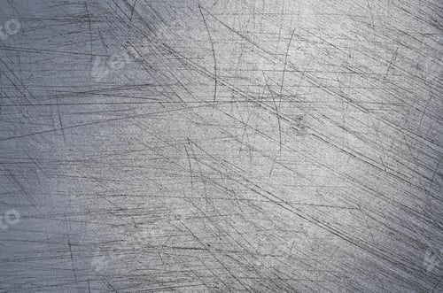 Preview: Top view closeup of silver-grey textured scratched worktop surface