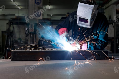 Preview: Welder Working