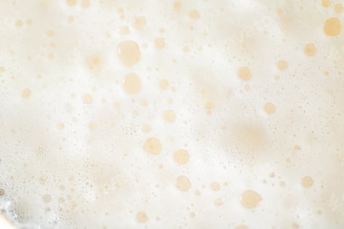 Preview: Beer foam. View from above