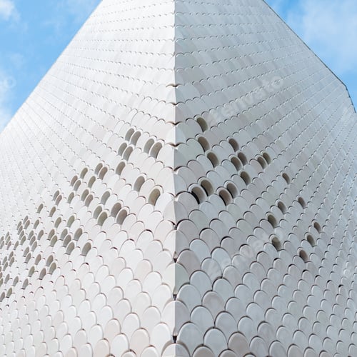 Preview: Modern architecture building. Pattern and texture. Technologies
