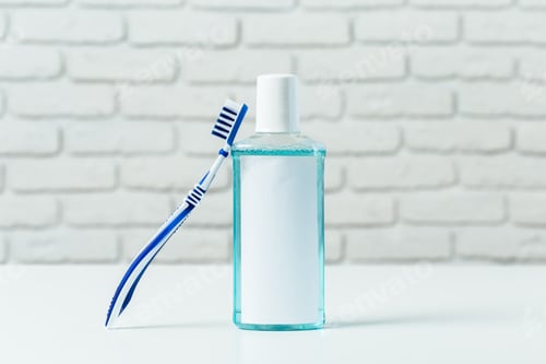 Preview: Toothbrushes on the table on light background