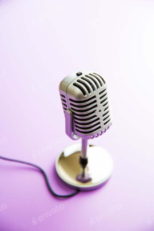Preview: Classic vintage microphone.