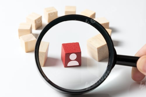 Preview: Human resource recruitment searching for a new employee or talent for job position