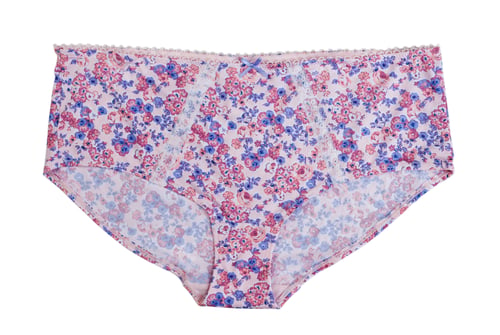 Preview: panties with a floral pattern