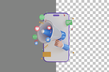Preview: Social Media Marketing 3D Icon