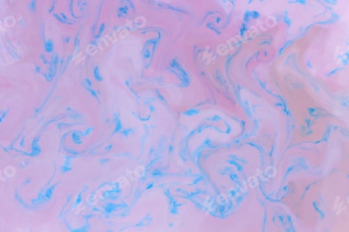 Preview: Abstract Multicolored Background With Paints On Liquid, Multicolored Stains On Milk, Cosmic