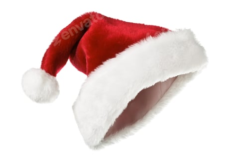 Preview: Santa hat isolated on white