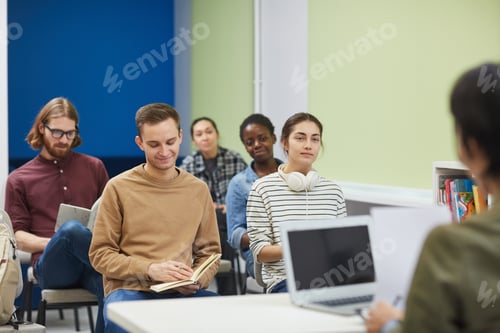 Preview: Group of students at lecture