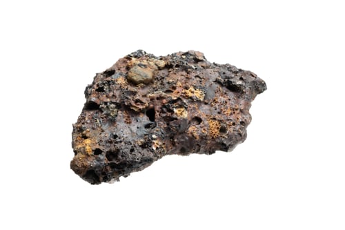 Preview: furnace slag on a white isolated background