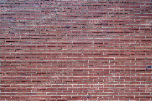Preview: Brick wall background texture. Red color bricks, Building facade detail