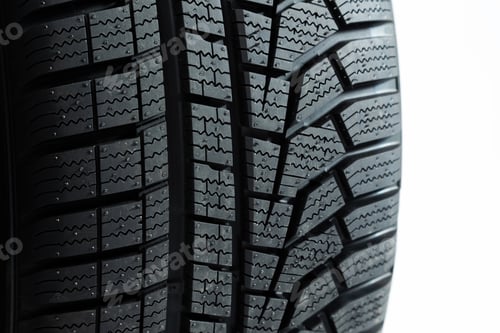 Preview: Pattern of tires in close up isolated on white background